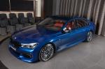 BMW 750Li xDrive Avus Blue by Abu Dhabi Motors 2017 года
